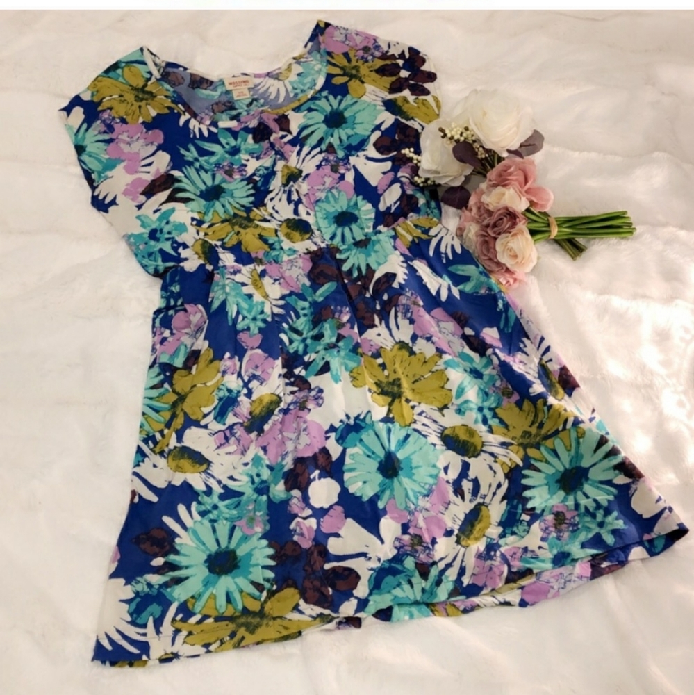 Pastel Floral sundress *with pockets!